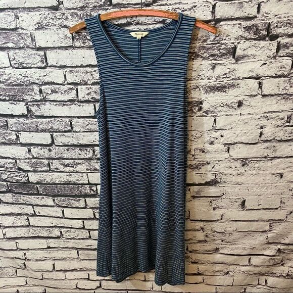 Madewell Highpoint Tank Dress in Fairbury Stripe - Picture 3 of 9